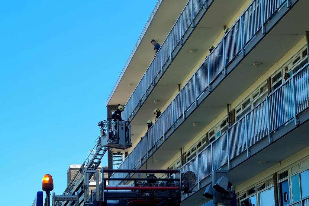 Brand op derde verdieping van flatgebouw