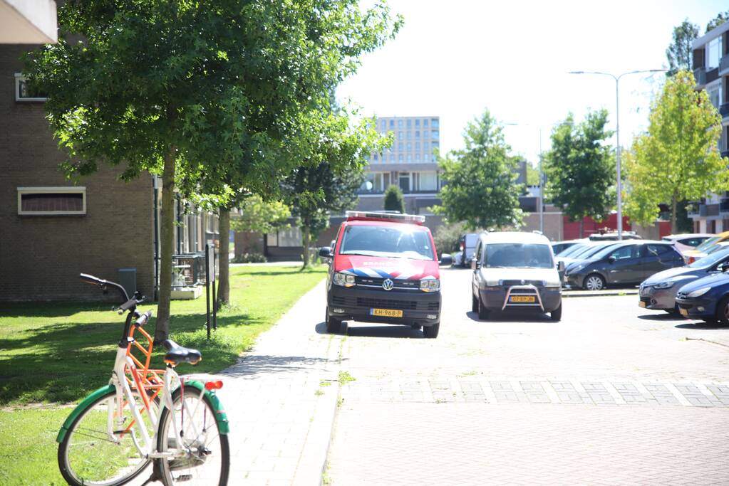 Brand op derde verdieping van flatgebouw