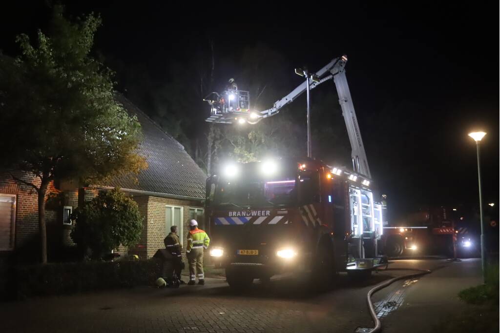 Enorme schade na brand bij woning