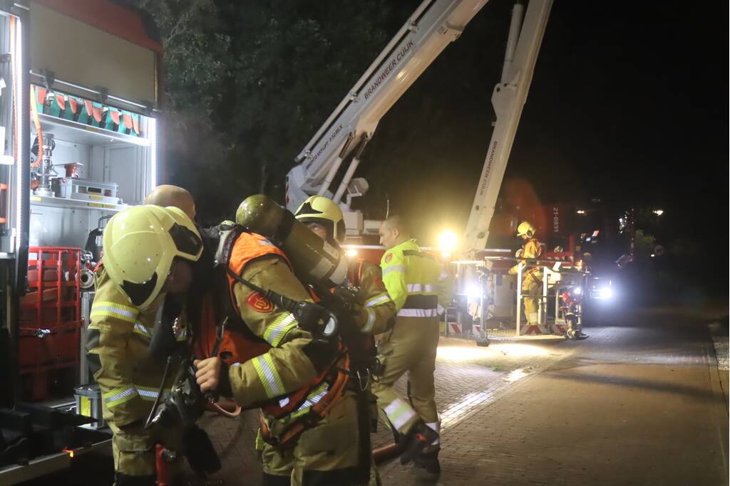 Enorme schade na brand bij woning