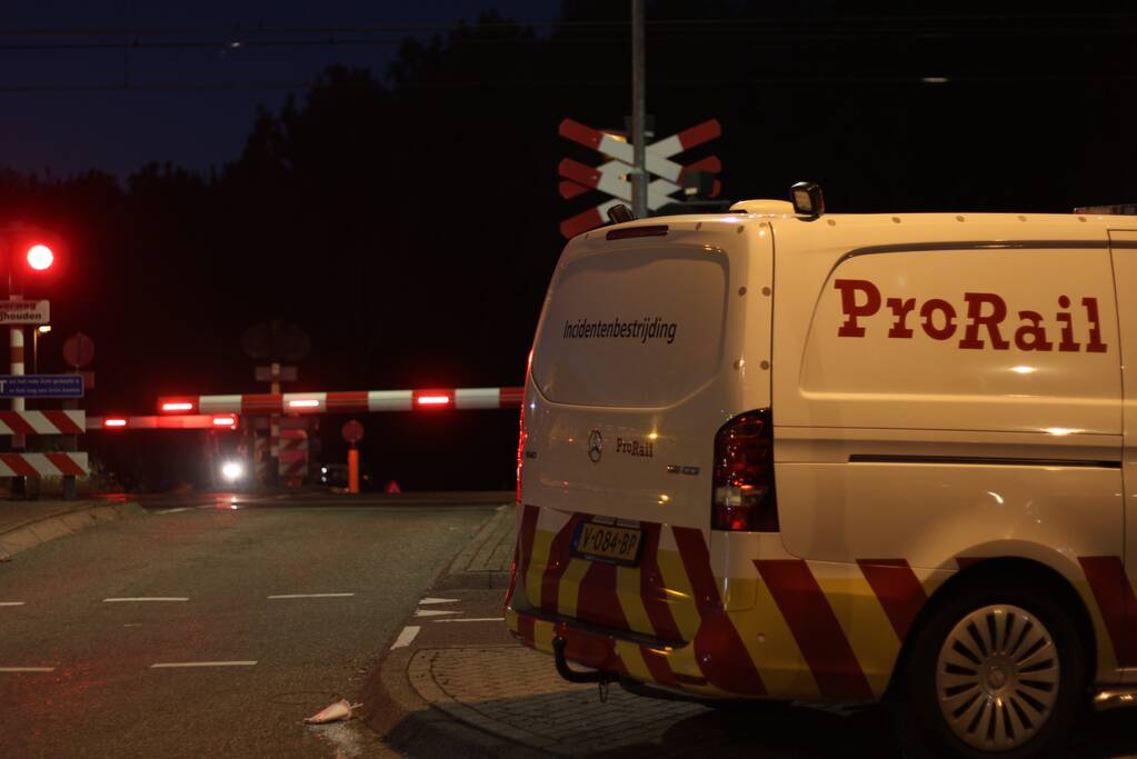 Geen treinverkeer door aanrijding