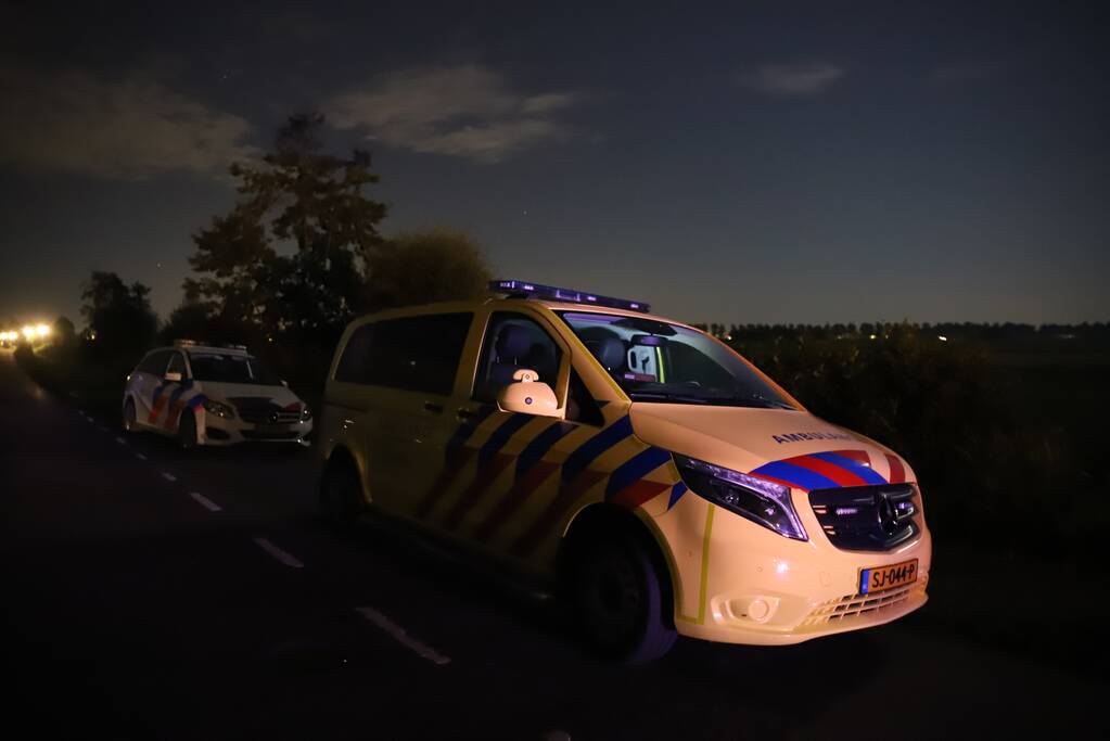 Grote schuurbrand vol met hooi