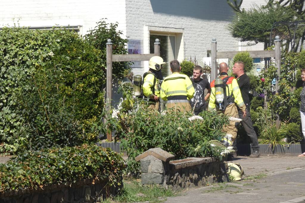 Gaslucht bij werkzaamheden gasgebouw
