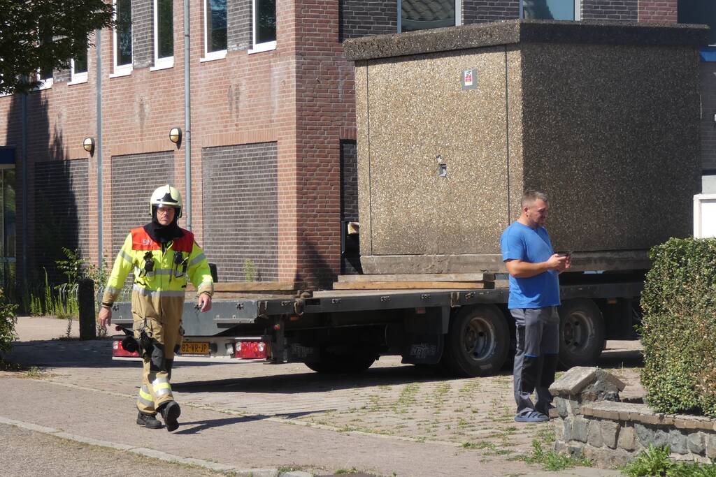 Gaslucht bij werkzaamheden gasgebouw