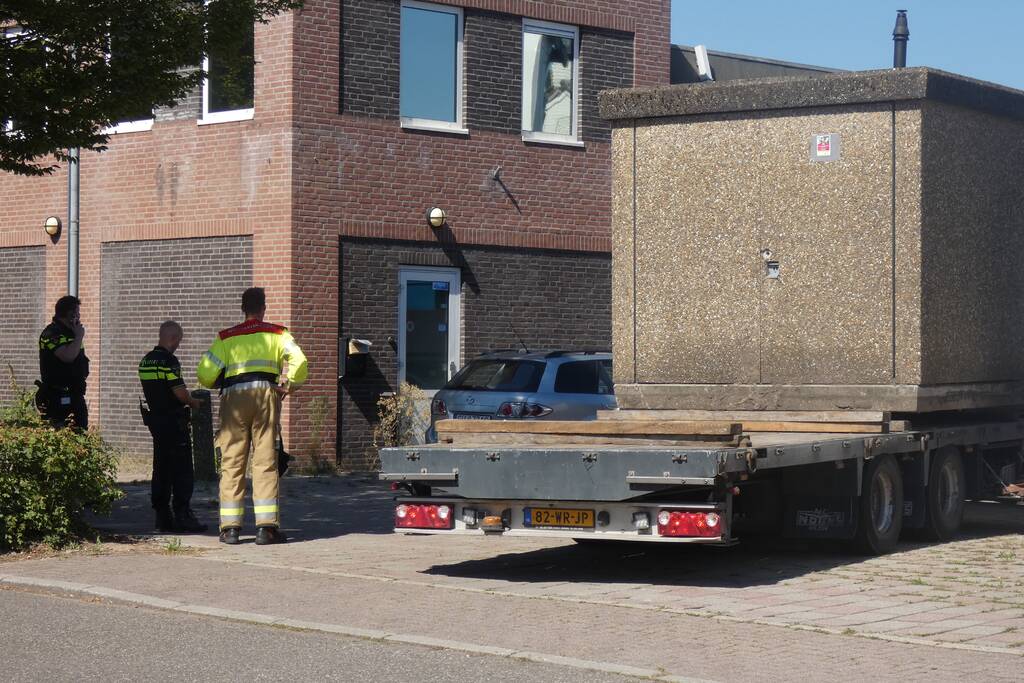 Gaslucht bij werkzaamheden gasgebouw