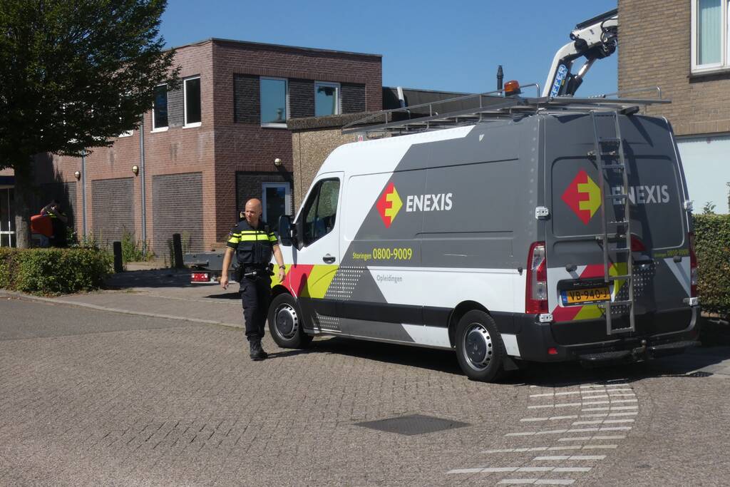 Gaslucht bij werkzaamheden gasgebouw