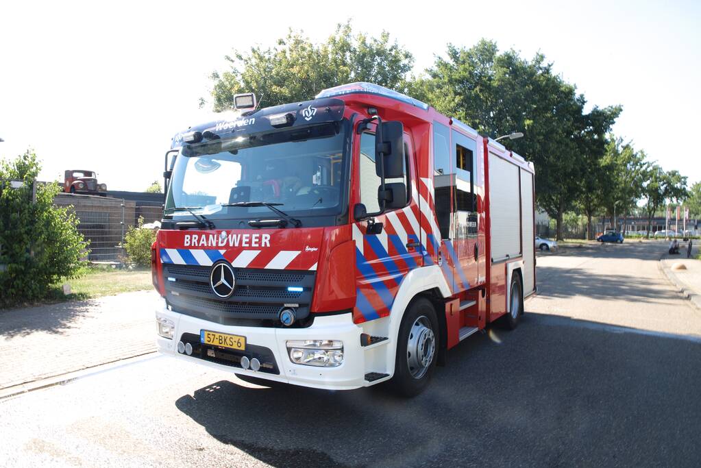 Brand bij schroothandel De Bruin Recycling