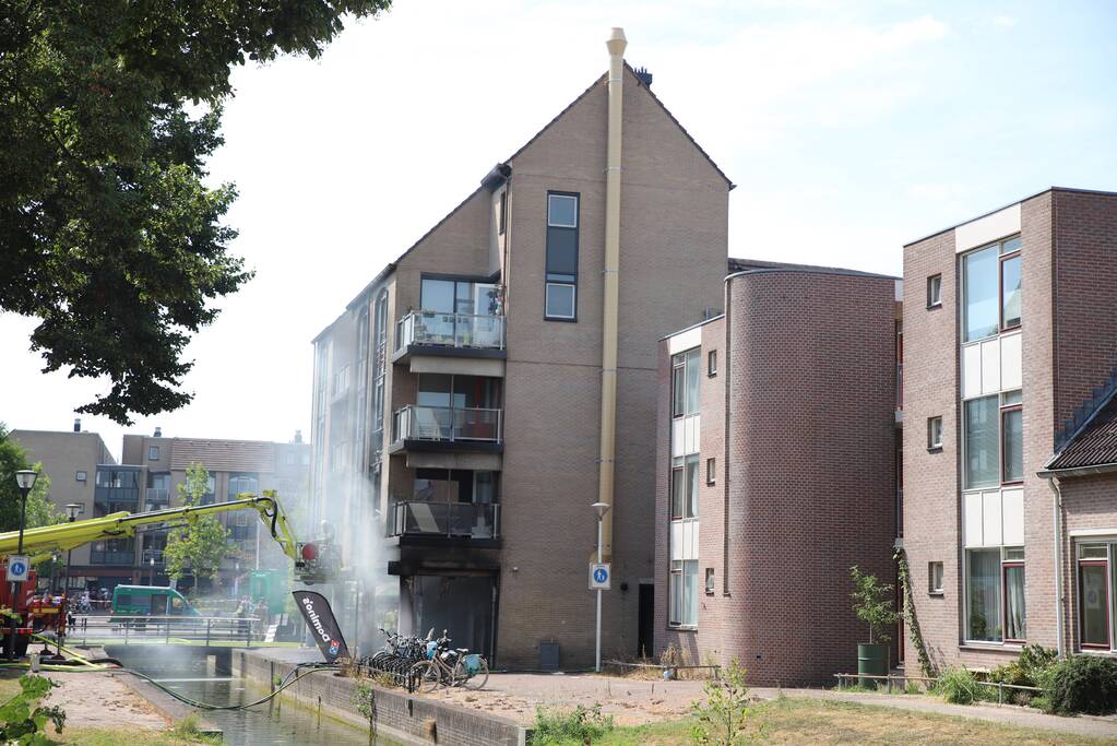 Grote brand Domino's Pizza