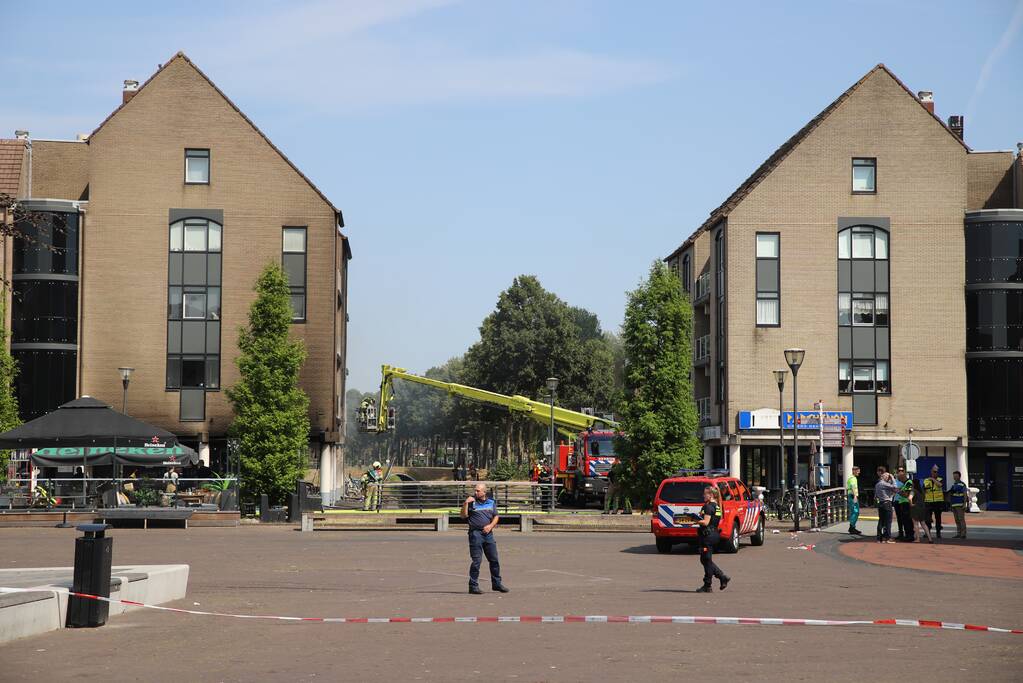 Grote brand Domino's Pizza