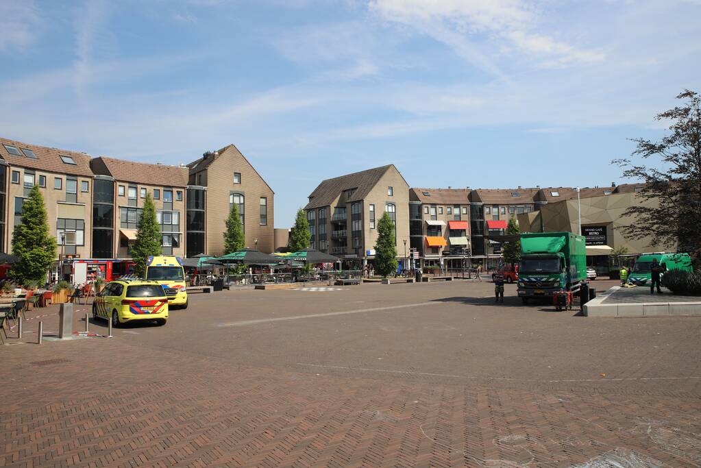 Grote brand Domino's Pizza