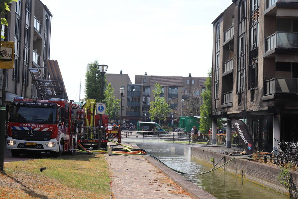 Grote brand Domino's Pizza