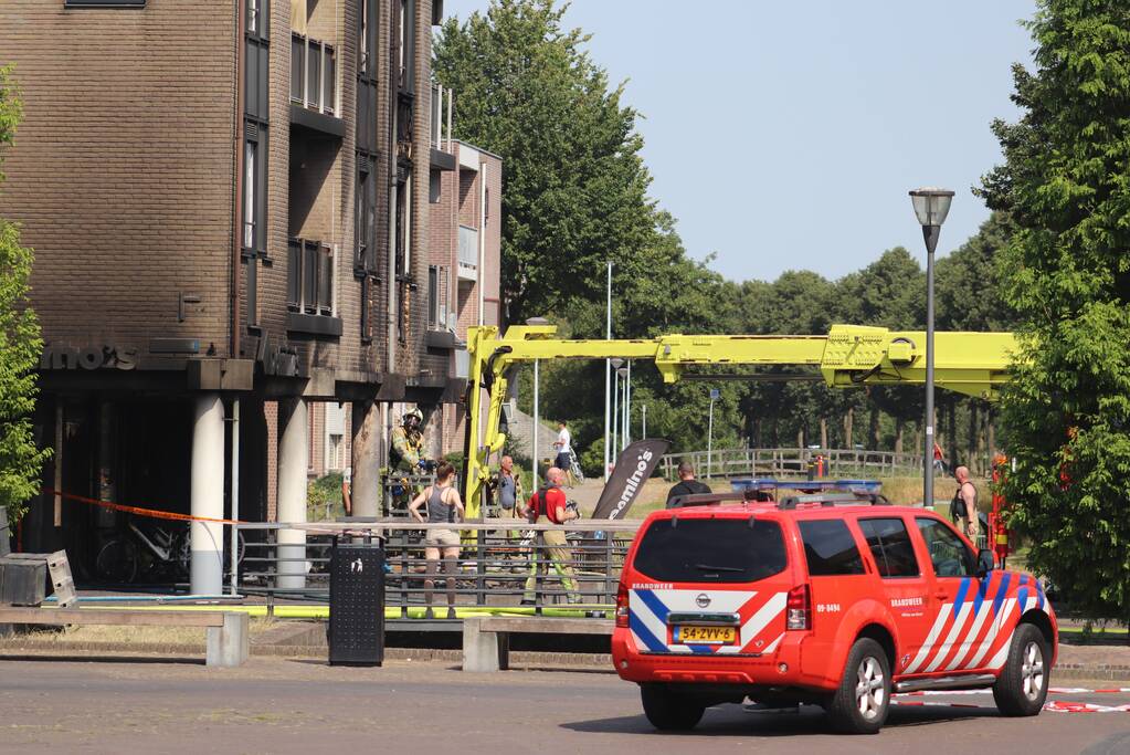 Grote brand Domino's Pizza