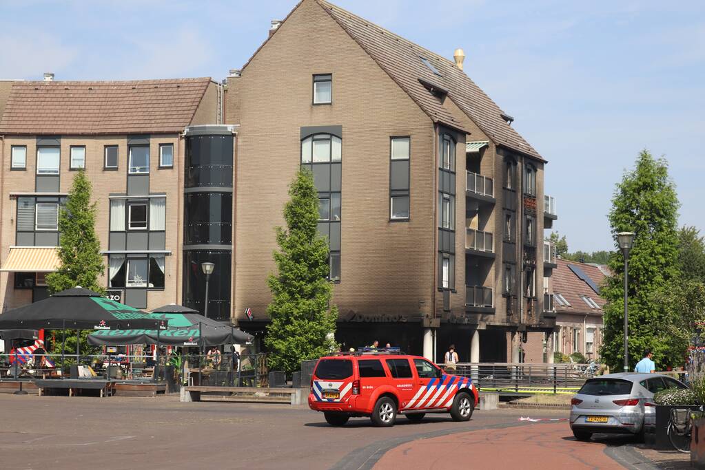 Grote brand Domino's Pizza
