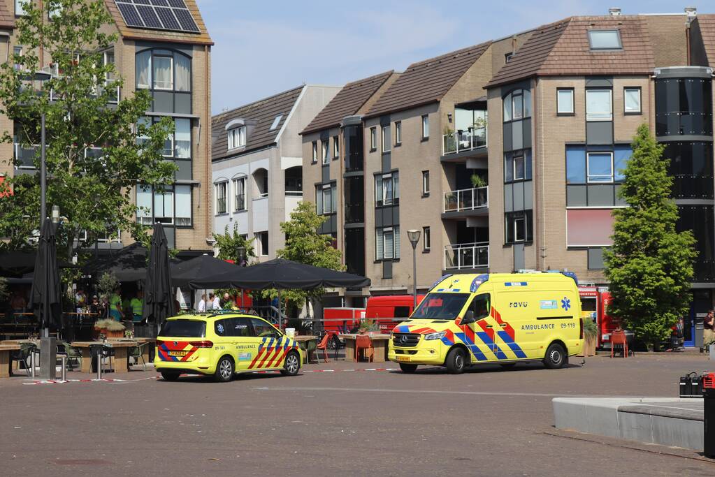 Grote brand Domino's Pizza