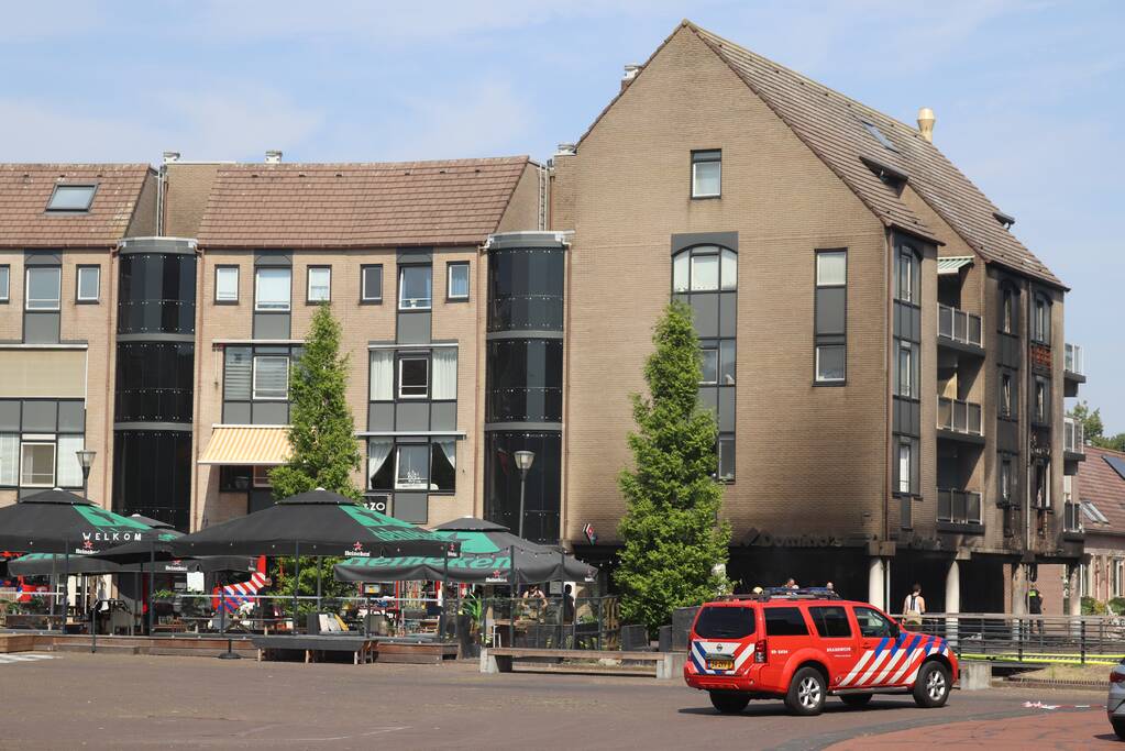 Grote brand Domino's Pizza