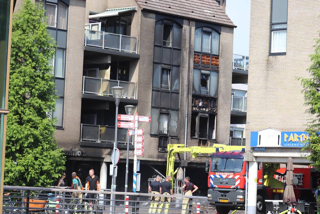 Grote brand Domino's Pizza