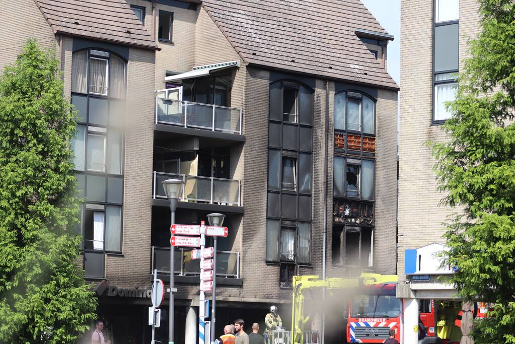 Grote brand Domino's Pizza