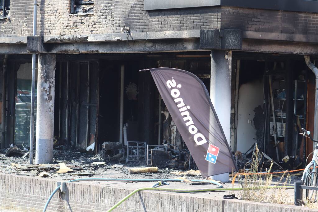 Grote brand Domino's Pizza