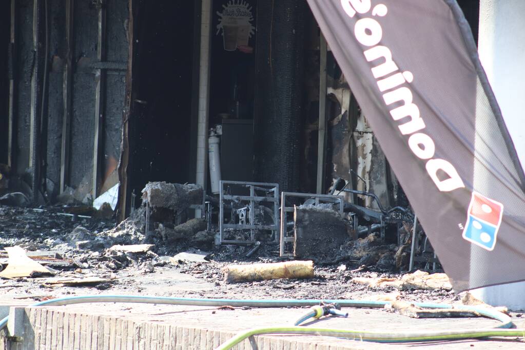 Grote brand Domino's Pizza