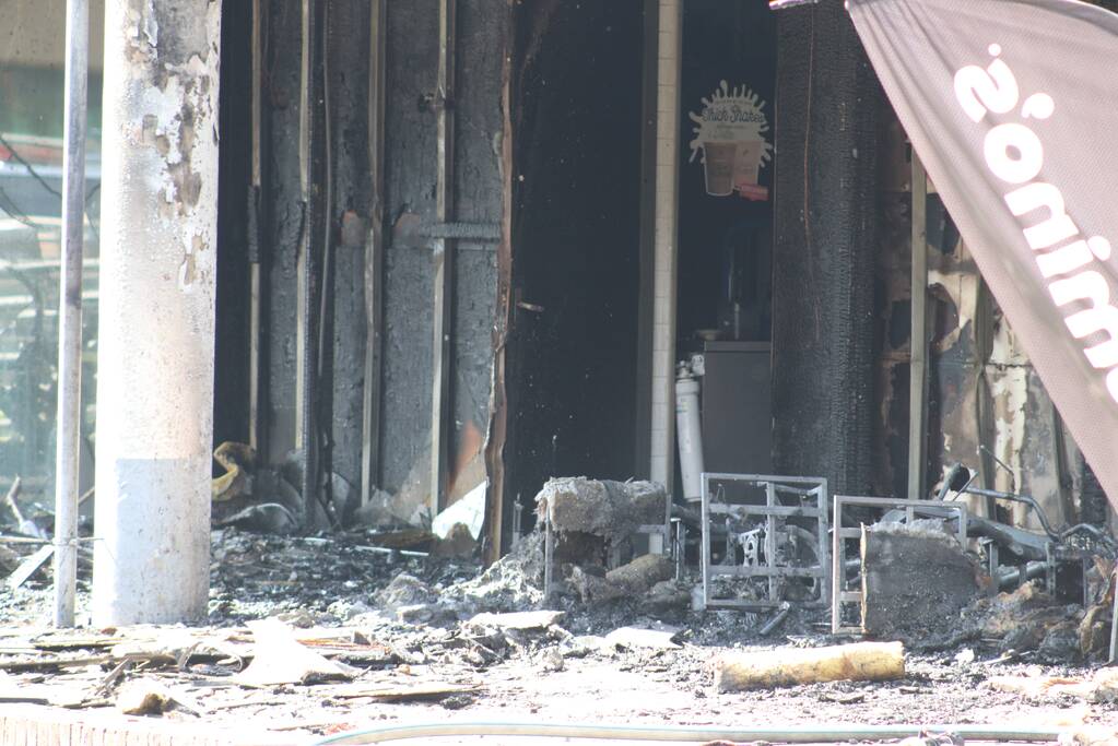 Grote brand Domino's Pizza