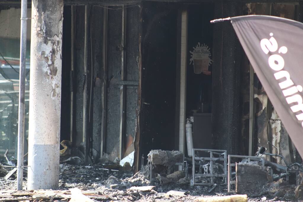 Grote brand Domino's Pizza