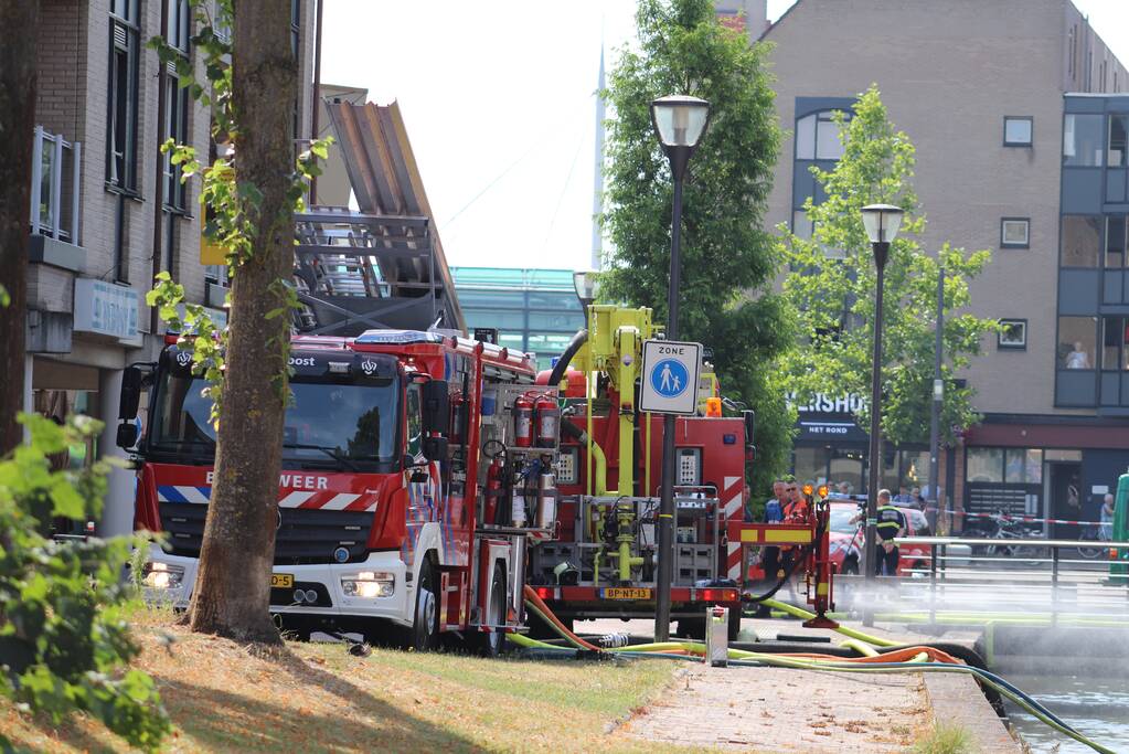 Grote brand Domino's Pizza