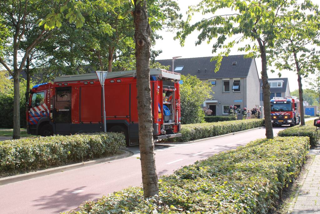 Woning geventileerd na brand in keuken