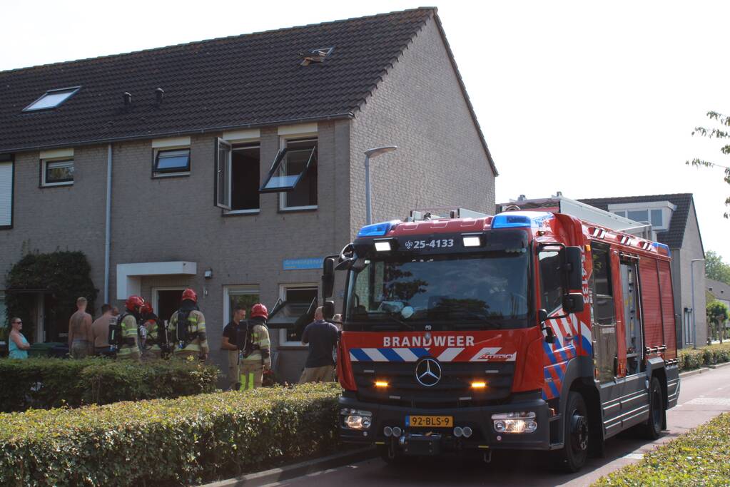 Woning geventileerd na brand in keuken