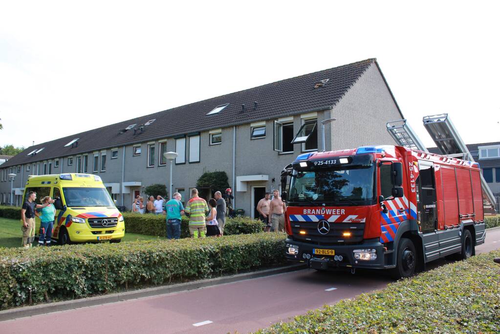 Woning geventileerd na brand in keuken
