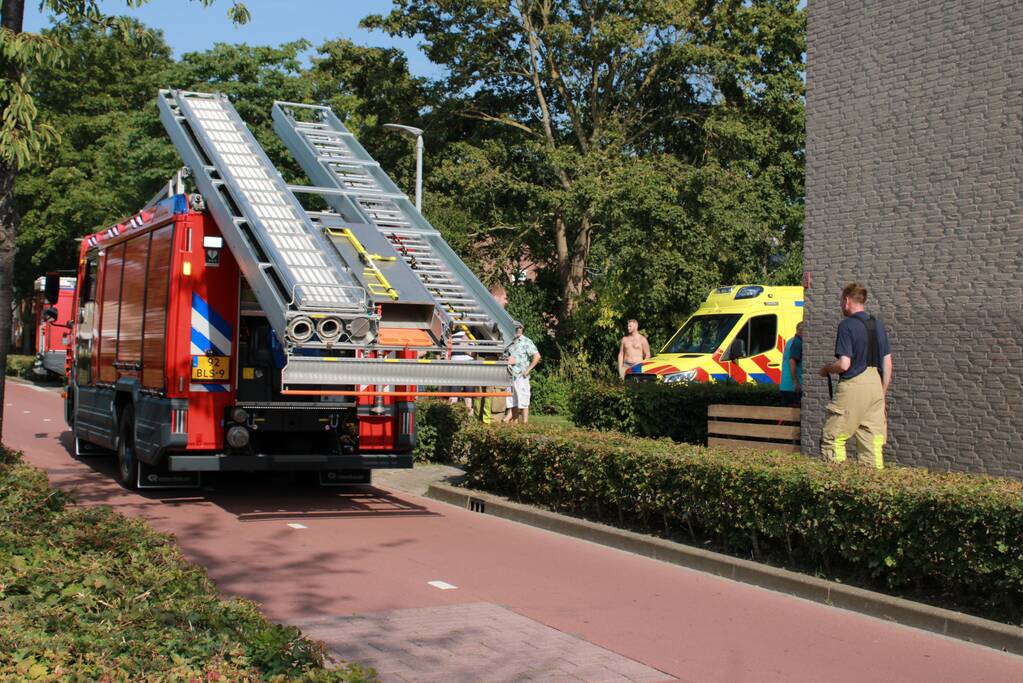 Woning geventileerd na brand in keuken