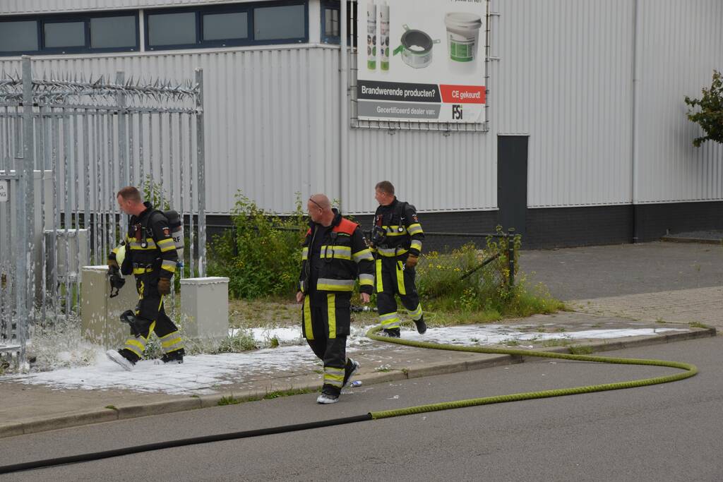 Brand in zendmast