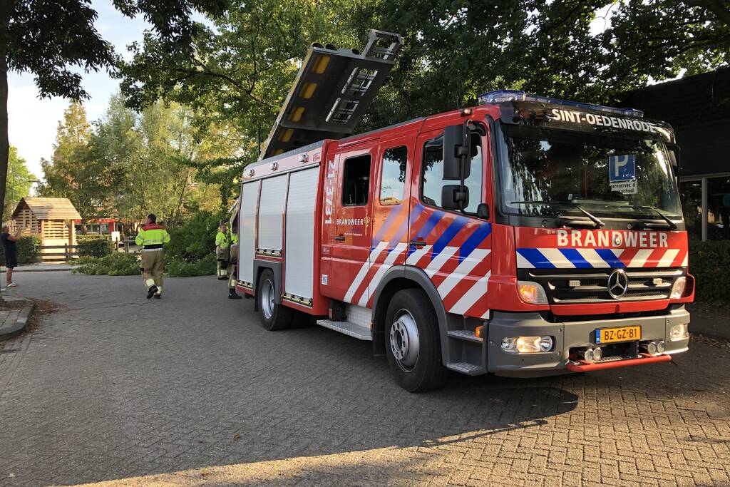 Enorme tak flinke boom breekt af