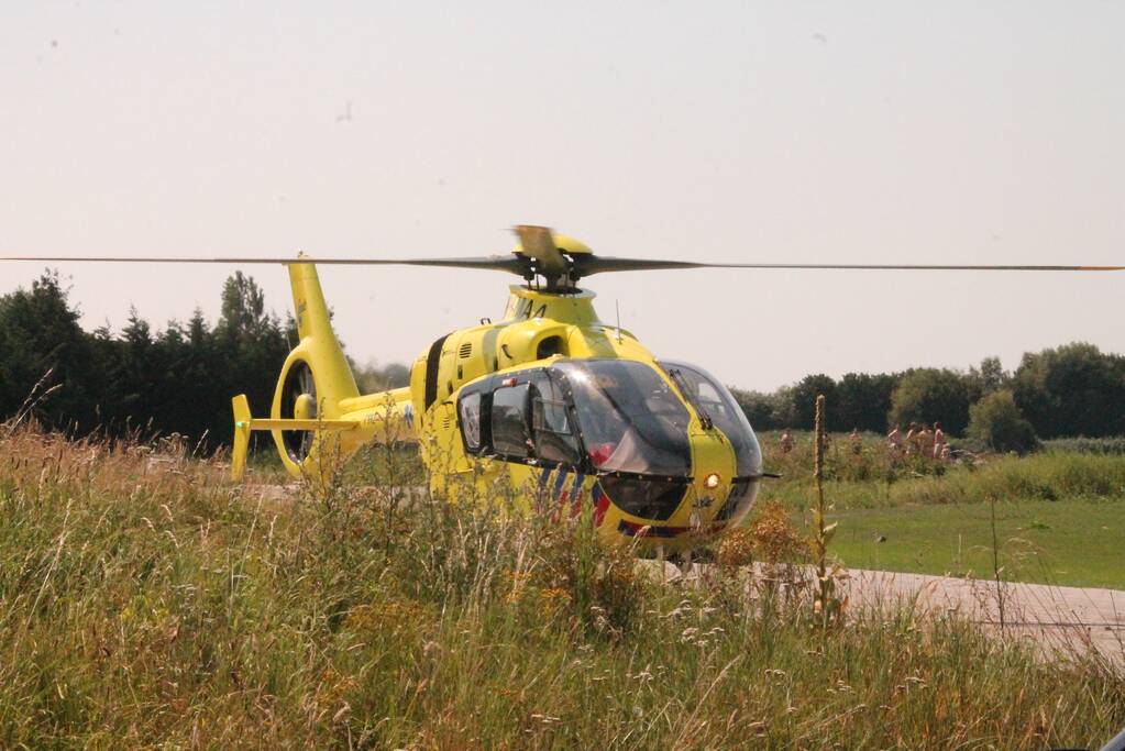 Traumahelikopter ingezet voor incident met kindje