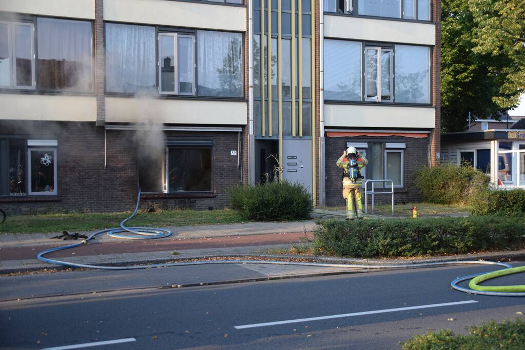 Brand in woning