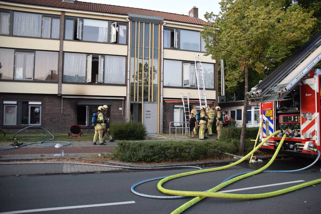 Brand in woning