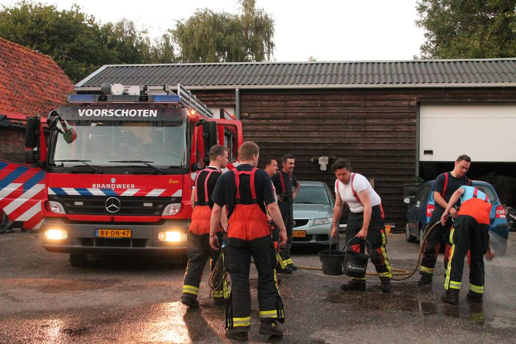 Brandweer redt opnieuw paard uit sloot