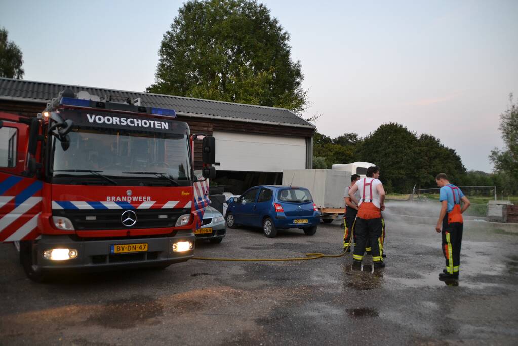 Brandweer redt opnieuw paard uit sloot