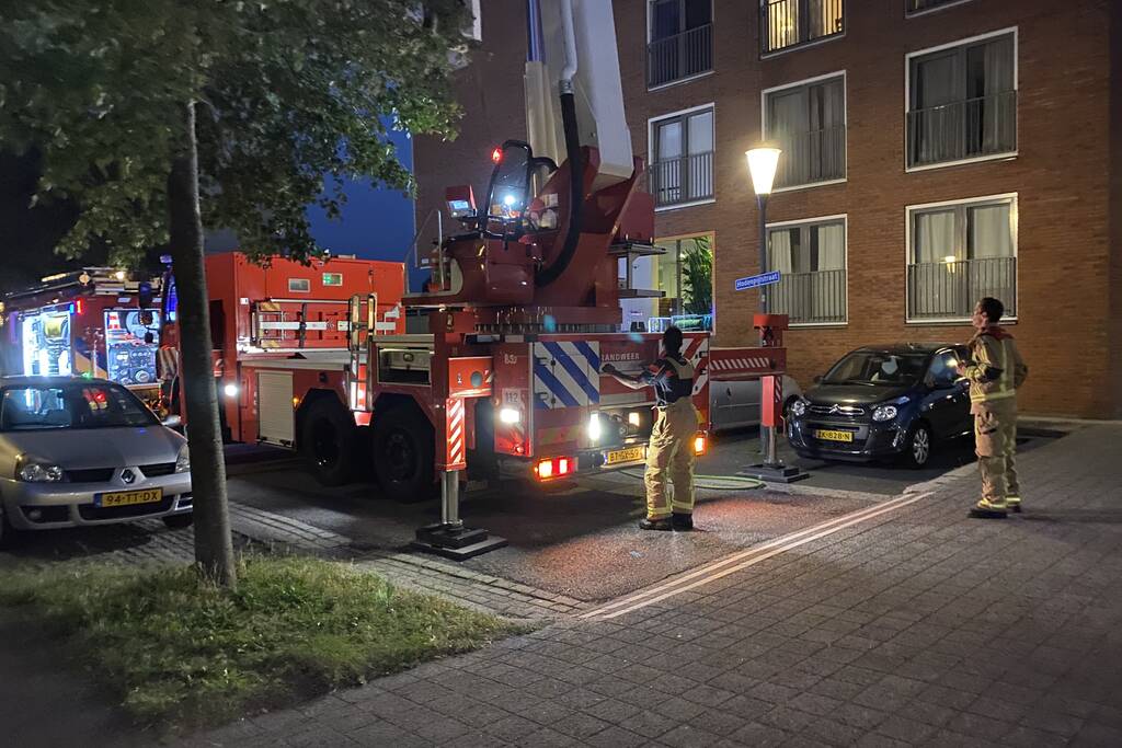 Smeulende sigaret zorgt voor brandweer inzet