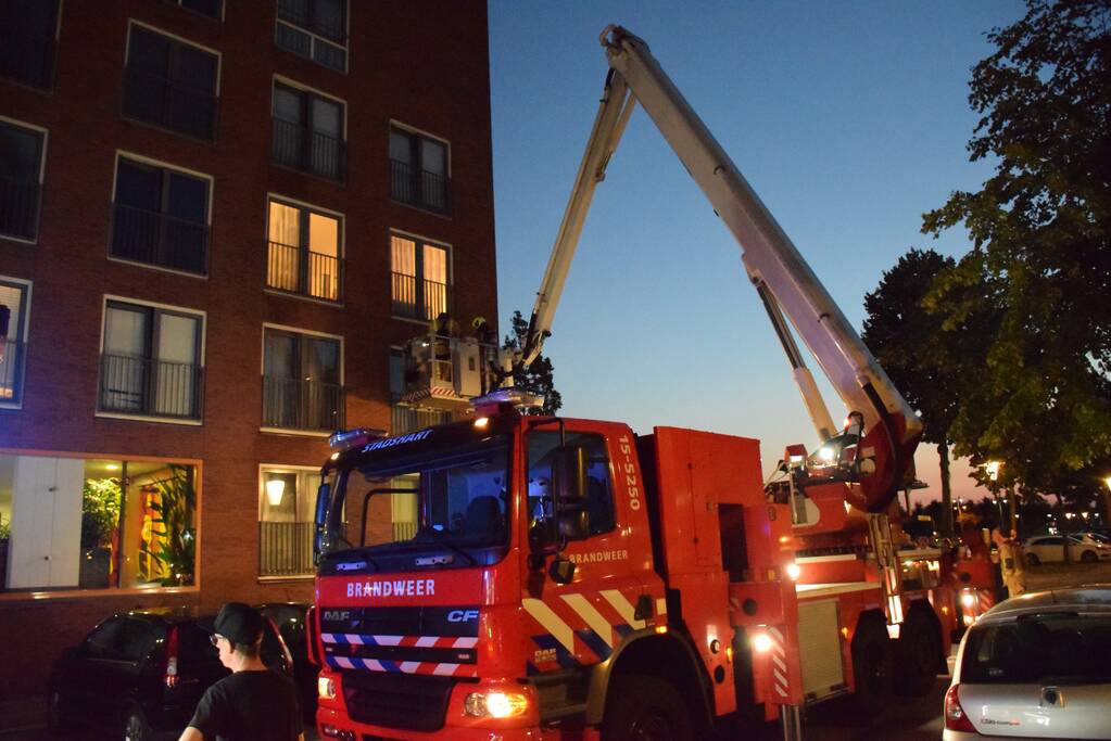 Smeulende sigaret zorgt voor brandweer inzet