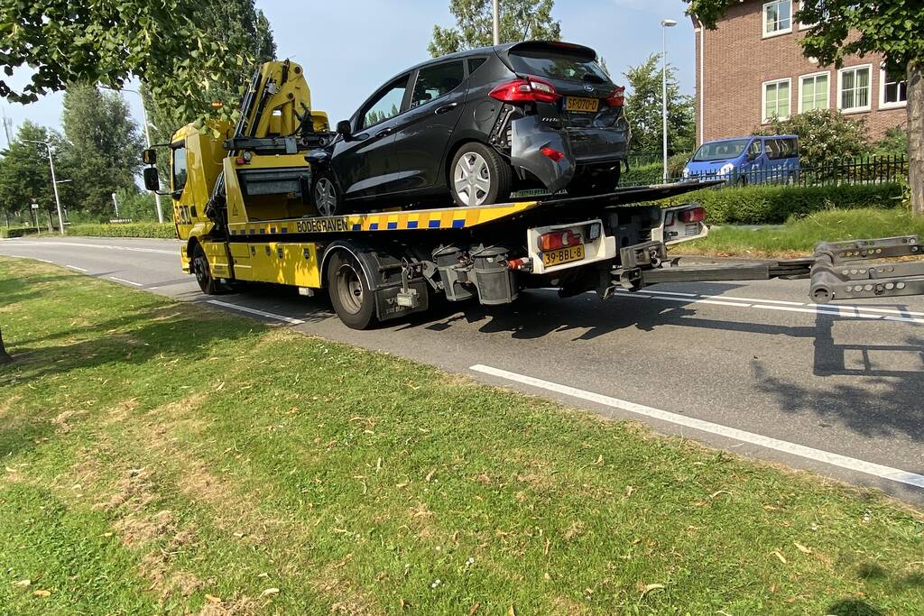 Meerdere voertuigen betrokken bij kop-staartbotsing