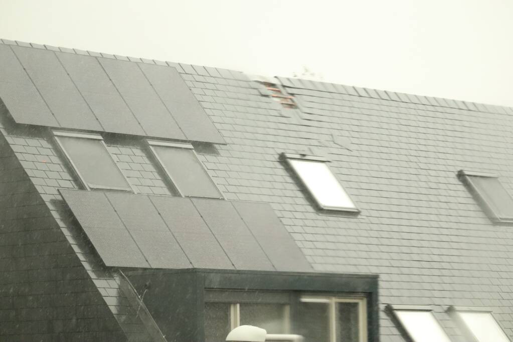 Woning getroffen door blikseminslag