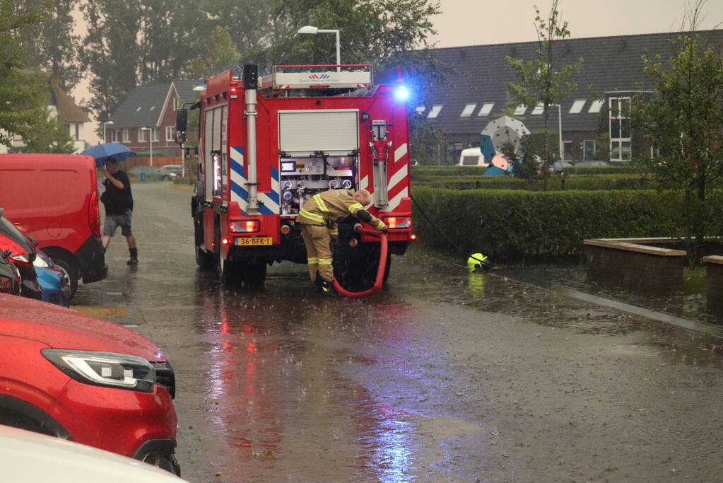 Woning getroffen door blikseminslag