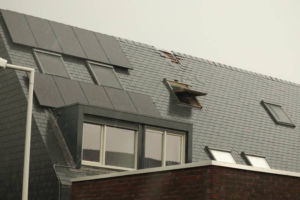 Woning getroffen door blikseminslag