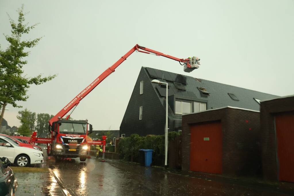 Woning getroffen door blikseminslag