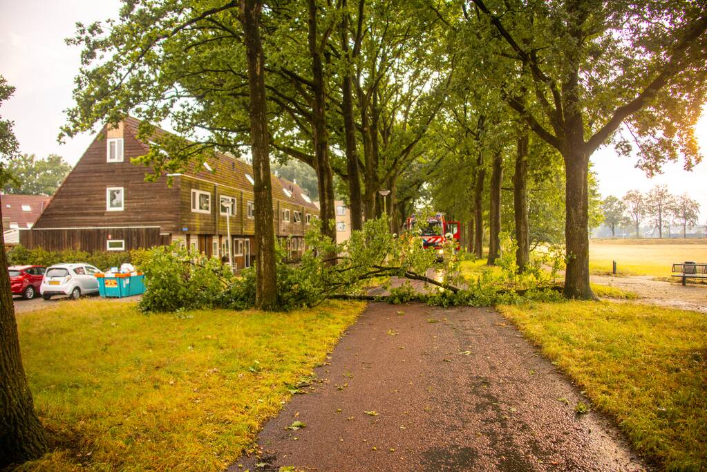 Amersfoort geteisterd door schades na hoosbuien