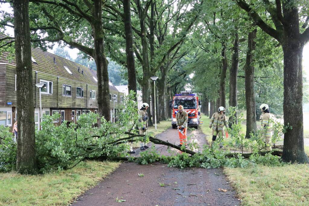 Amersfoort geteisterd door schades na hoosbuien