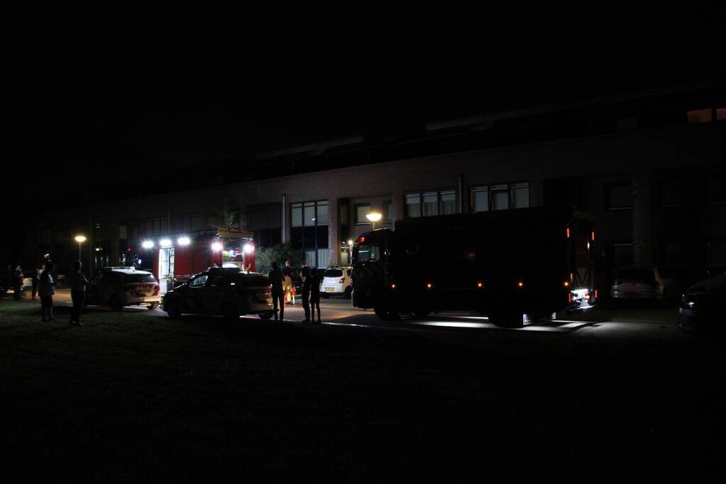 Veel rook bij brand in woning