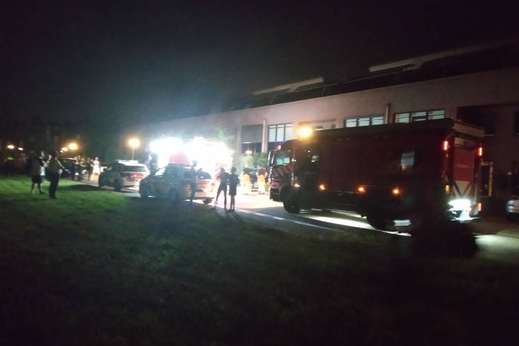 Veel rook bij brand in woning