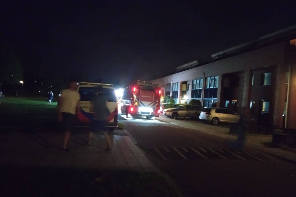 Veel rook bij brand in woning