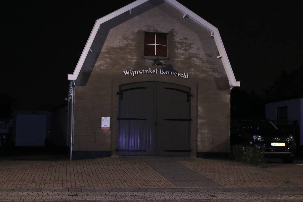 Brand in wijnwinkel Barneveld
